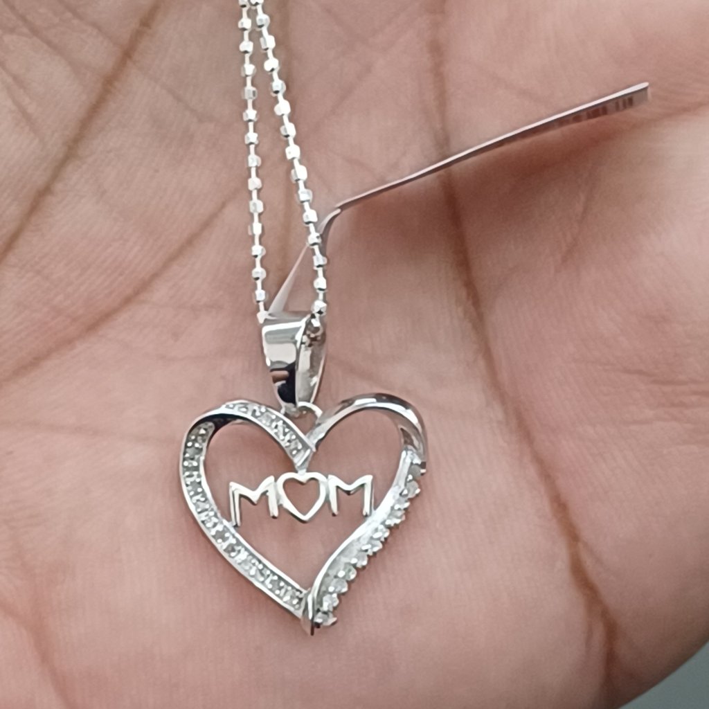 925 Sterling Silver Mother's Pendant